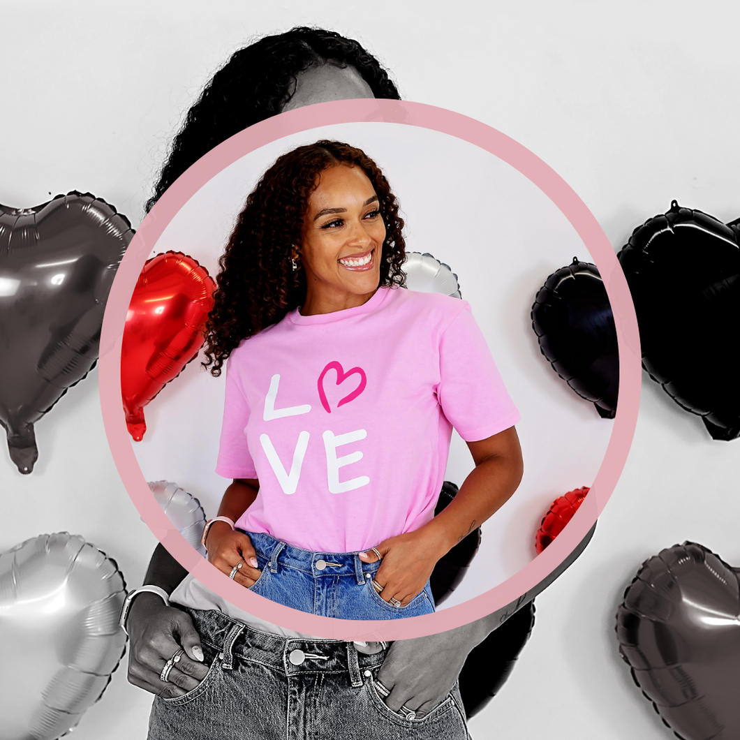 L <3 V E Tee - Valentine's Collection