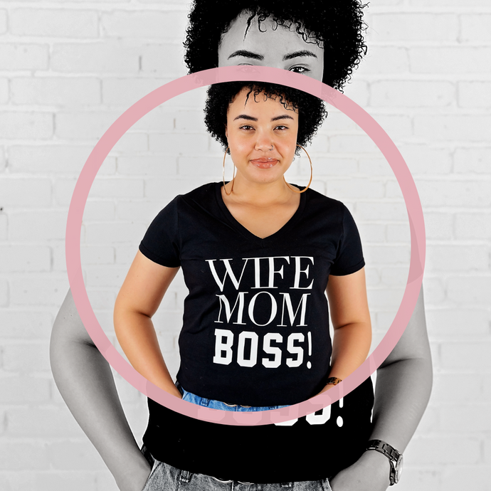 Wife Mom Boss t-shirts