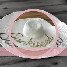 Sun Hat - Sunkissed - Gold Writing