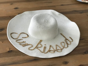 Sun Hat - Sunkissed - Gold Writing