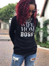 Wife Mom Boss t-shirts